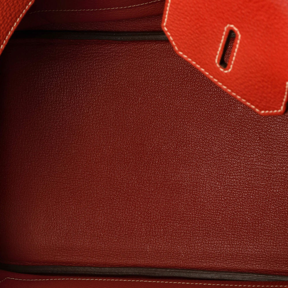 Hermes Birkin Handbag Sanguine Togo #78160H11B - Picture 5 of 8